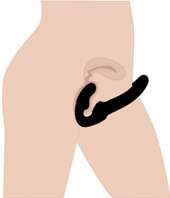 Lade das Bild in den Galerie-Viewer, Strapless Strap-on in Schwarz