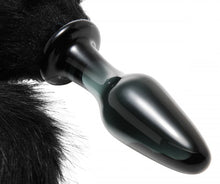 Lade das Bild in den Galerie-Viewer, Midnight Fox Buttplug aus Glas für Ponyplay