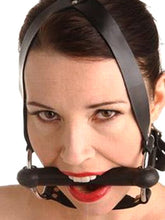 Lade das Bild in den Galerie-Viewer, Strict Leather Locking Silicone Trainer Gag