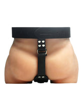 Lade das Bild in den Galerie-Viewer, Strenger Analplug Harness aus Leder für Herren