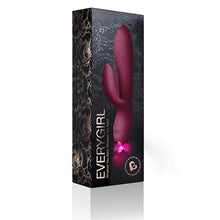 Lade das Bild in den Galerie-Viewer, EveryGirl Rabbit Vibrator - Burgund
