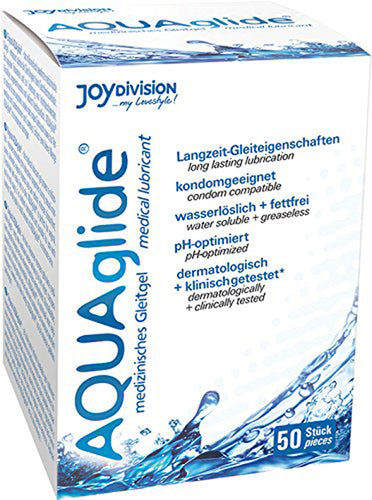 AQUAglide wasserbasiertes Gleitmittel - 50 Beutel
