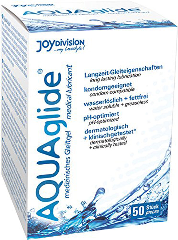 AQUAglide wasserbasiertes Gleitmittel - 50 Beutel