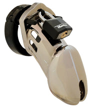 Lade das Bild in den Galerie-Viewer, CB-6000 Keuschheitskäfig - Chrom - 35 mm
