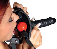 Lade das Bild in den Galerie-Viewer, Leder Kopfgeschirr Dildo
