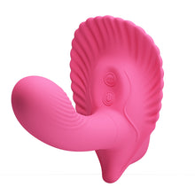 Lade das Bild in den Galerie-Viewer, Raffinierter Muschelschalen G-Punkt Vibrator - Hellrosa

