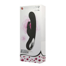 Lade das Bild in den Galerie-Viewer, Webb Hasenvibrator - Schwarz
