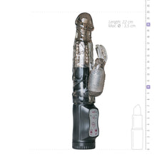 Lade das Bild in den Galerie-Viewer, Bunny Vibrator in Schwarz
