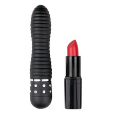 Lade das Bild in den Galerie-Viewer, EasyToys Mini-Vibrator geriffelt in Schwarz
