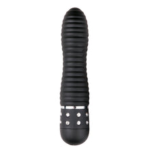 Lade das Bild in den Galerie-Viewer, EasyToys Mini-Vibrator geriffelt in Schwarz
