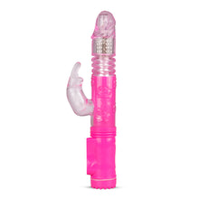 Lade das Bild in den Galerie-Viewer, EasyToys Stoßender Hasen-Vibrator - Rosa
