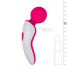 Lade das Bild in den Galerie-Viewer, Mini-Wand-Massagegerät - Rosa/Weiß
