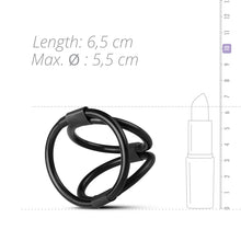 Lade das Bild in den Galerie-Viewer, Dreifacher Penis- und Hodenring
