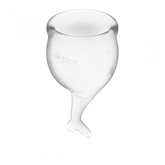 Fühlen Sie sich sicher Menstruation Cup Set - Transparent