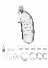 Lade das Bild in den Galerie-Viewer, ManCage 05 Keuschheitskäfig - transparent
