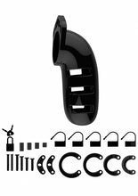 Lade das Bild in den Galerie-Viewer, ManCage 06 Keuschheitskäfig - schwarz
